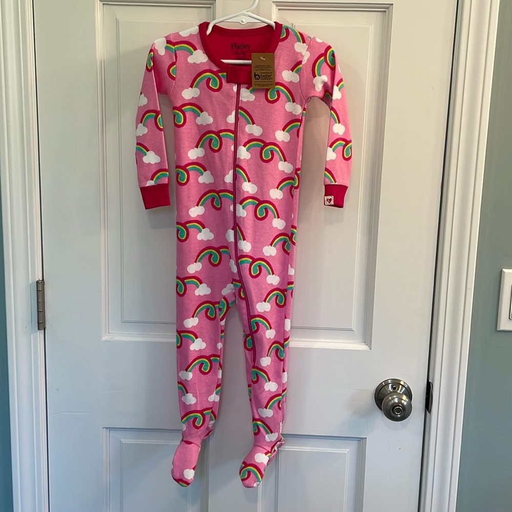 NWT Hatley Baby Rainbow Pajamas